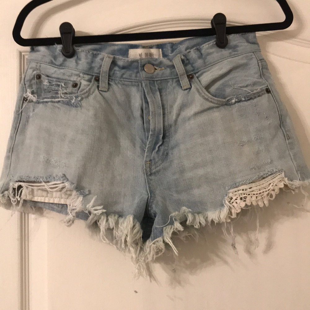 Free People Jean Shorts